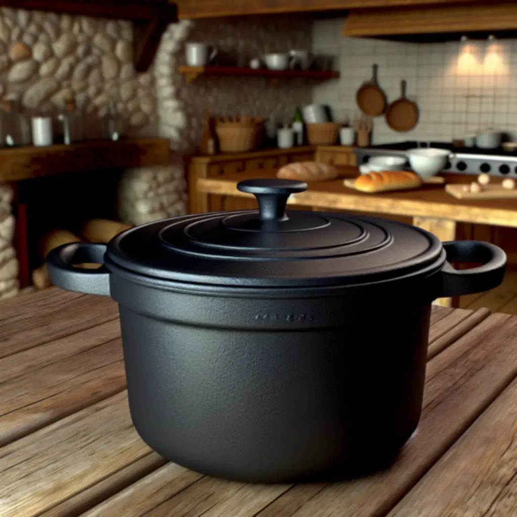 Garnek żeliwny 4.5 litra Rustic