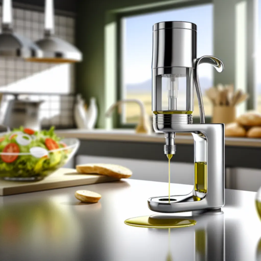 Napowietrzacz do sosów i oliw z kontrolą przepływu