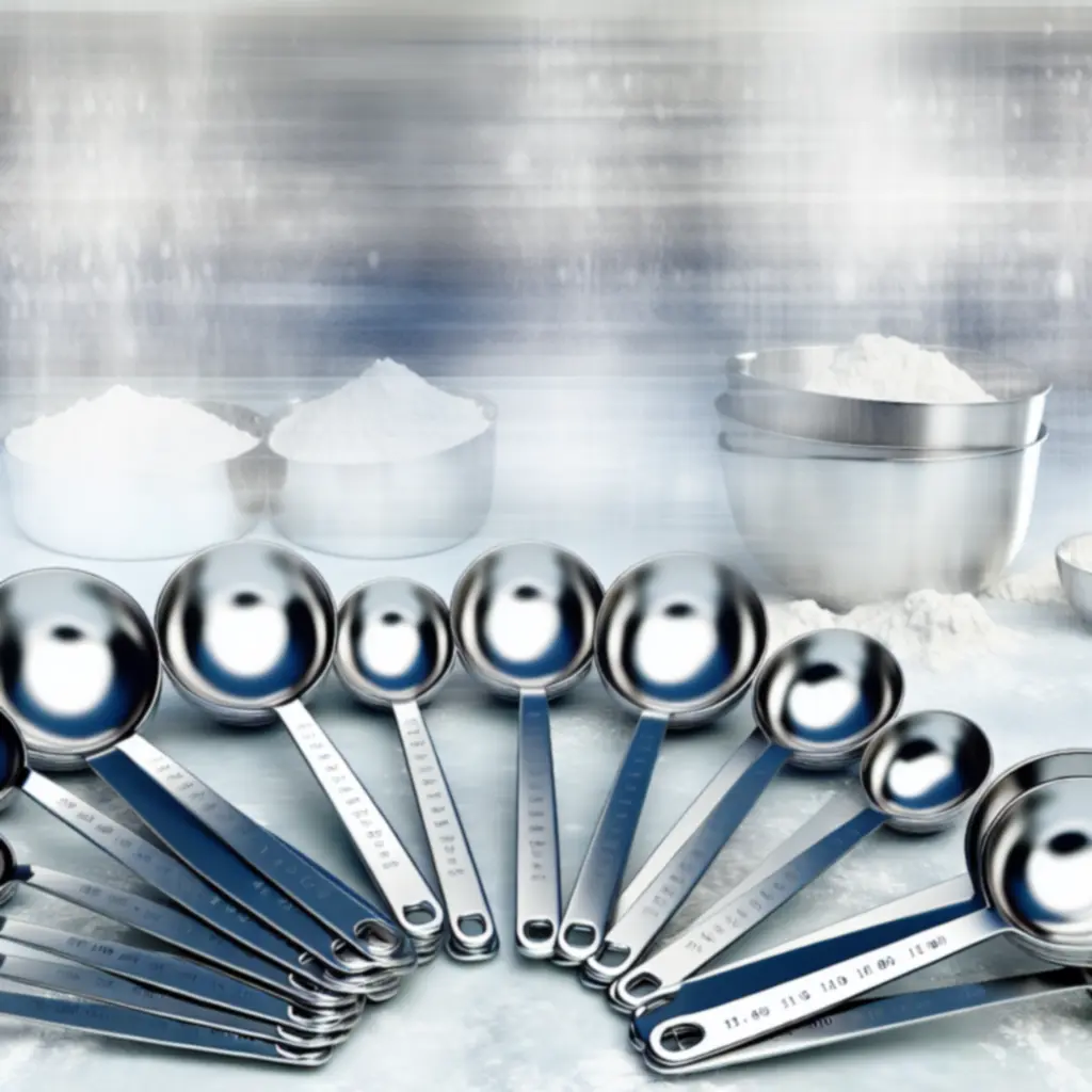 Zestaw łyżek miarowych ze stali nierdzewnej ChefPro