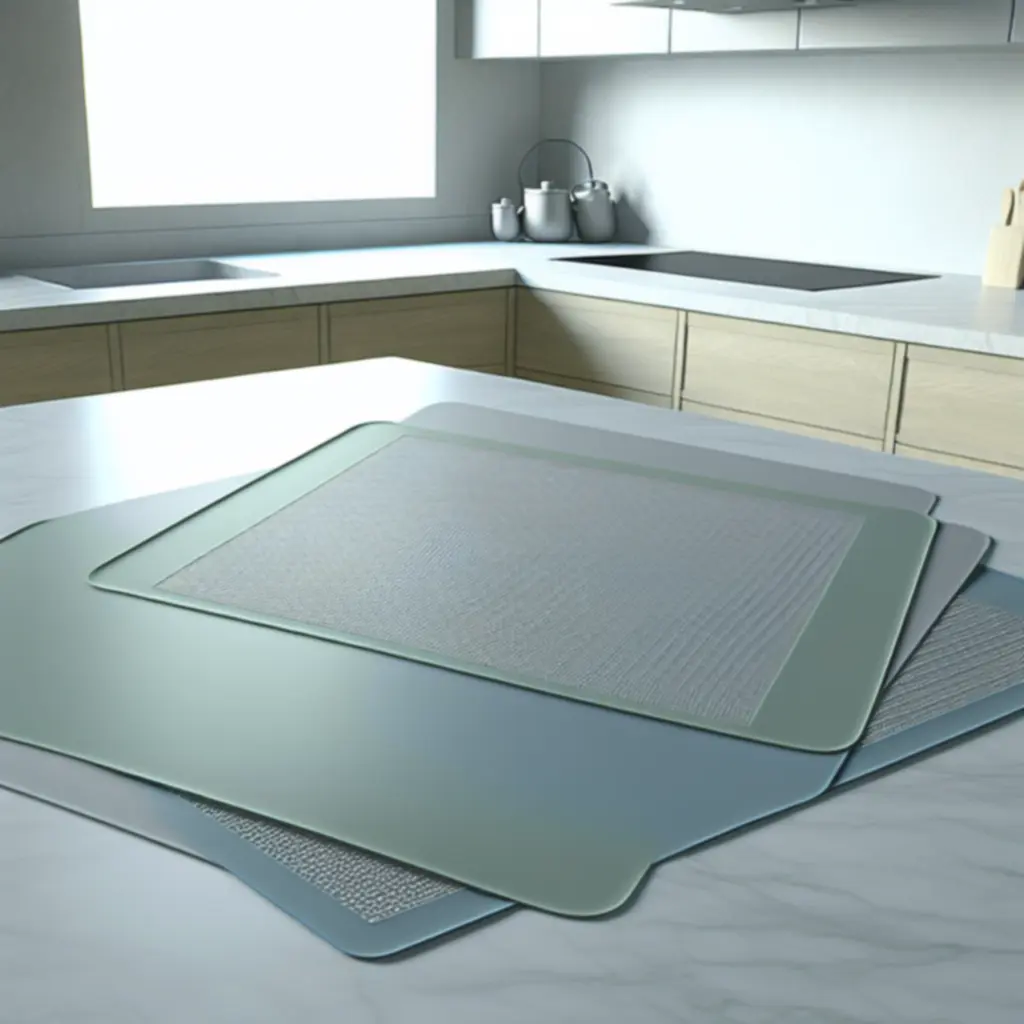 Zestaw dwóch silikonowych mat żaroodpornych